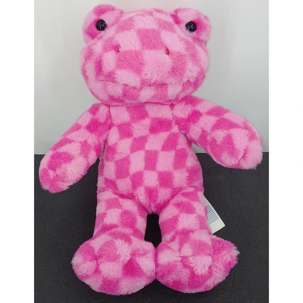 Build A Bear Workshop Pink Leaps Of Love Checkered Frog 15